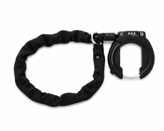 Abus Pro Rahmenschloss und Einsteckkette montiert