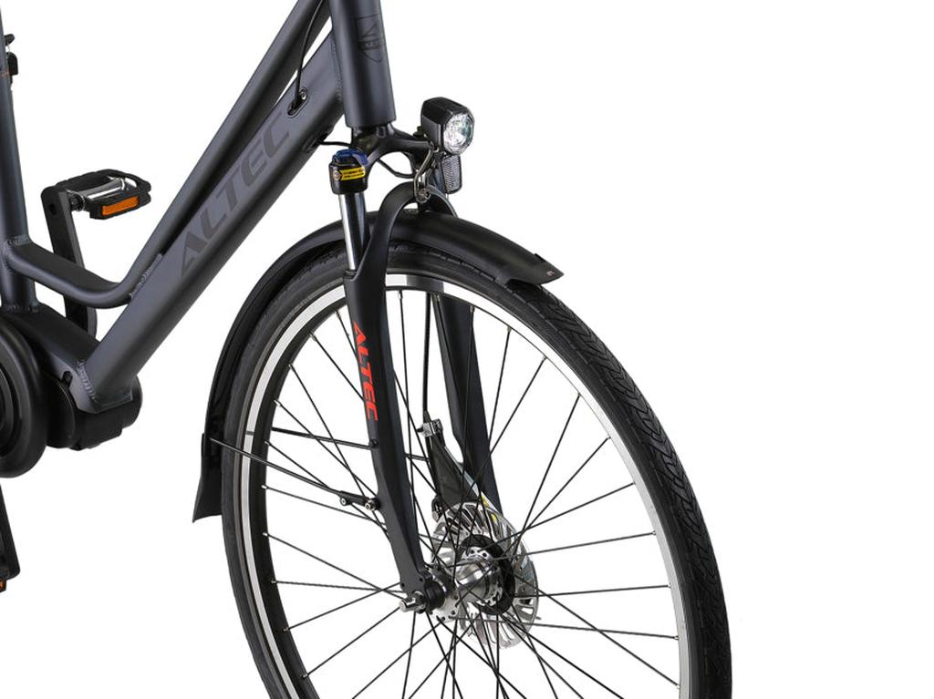 Altec Delta E-bike 518Wh Midden Motor 7v 28inch 53cm Mat Smoke Gray
