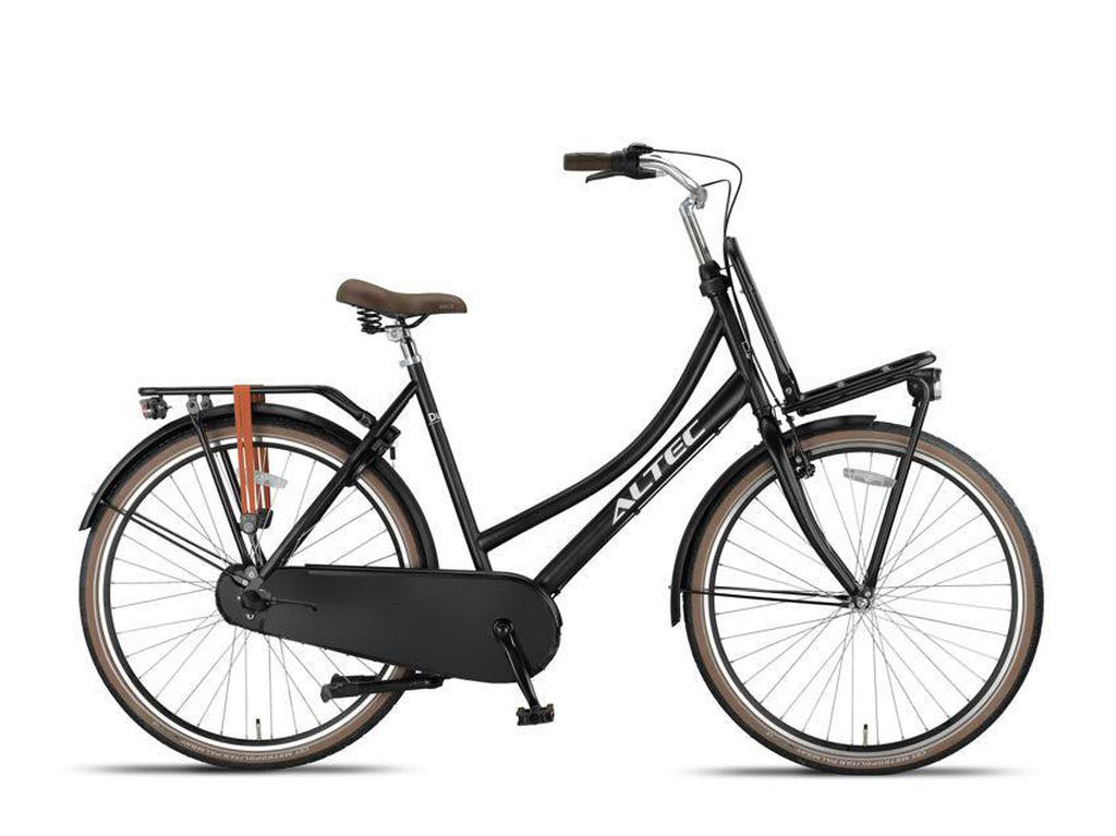 Altec Dutch 28inch Transportfiets N-3 50cm Mat Zwart