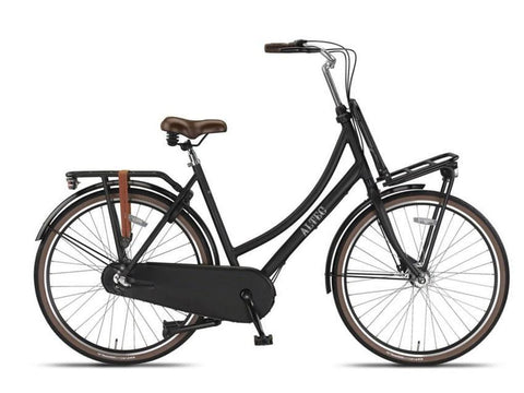 Altec Retro Transport Fahrrad 3v 28inch 57cm Matt Schwarz