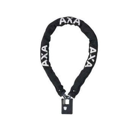 Axa Clinch Chain Lock Black 105 cm montiert