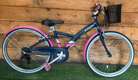 B'Twin Mädchenfahrrad 3v 24Zoll 32cm