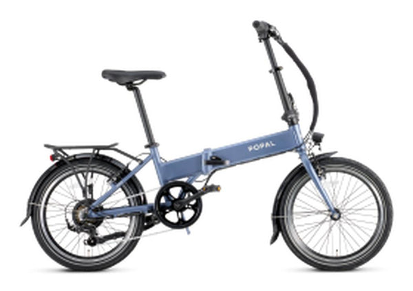Popal E-Folt Vouwfiets Mat Blauw