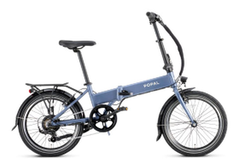 Popal E-Folt Faltrad 6v 20Zoll Matt Blau