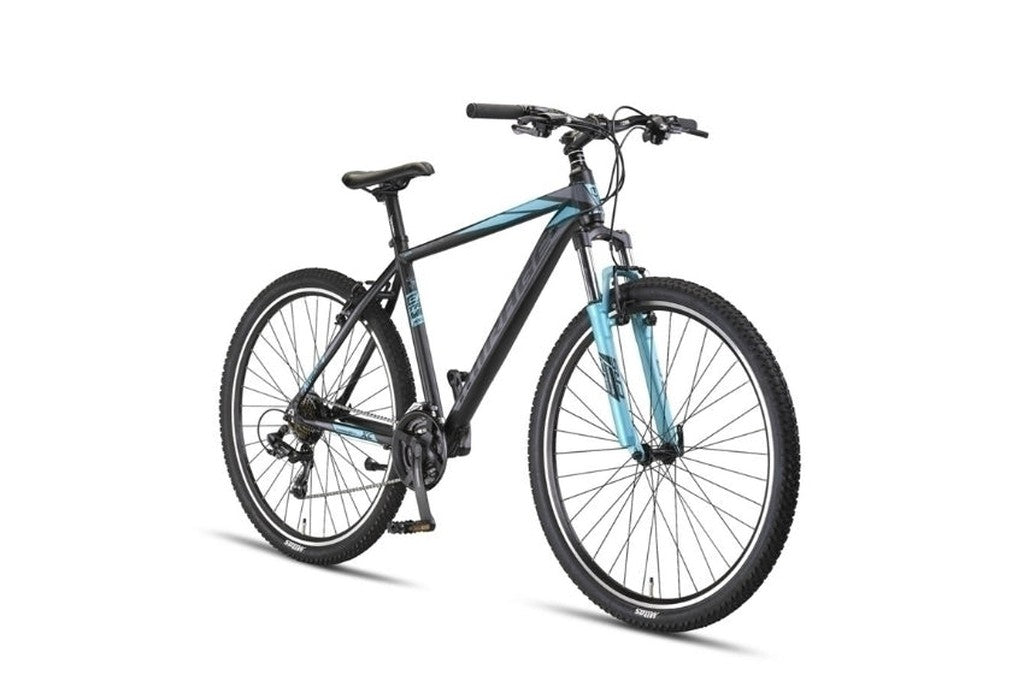 Umit Mirage 29 inch 50cm V-Brakes MTB Zwart/Turquoise